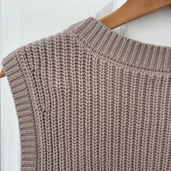 Abercrombie & Fitch Womens Button Vest •Medium• Taupe• Eclectic Grandpa •Taupe - Picture 8 of 16
